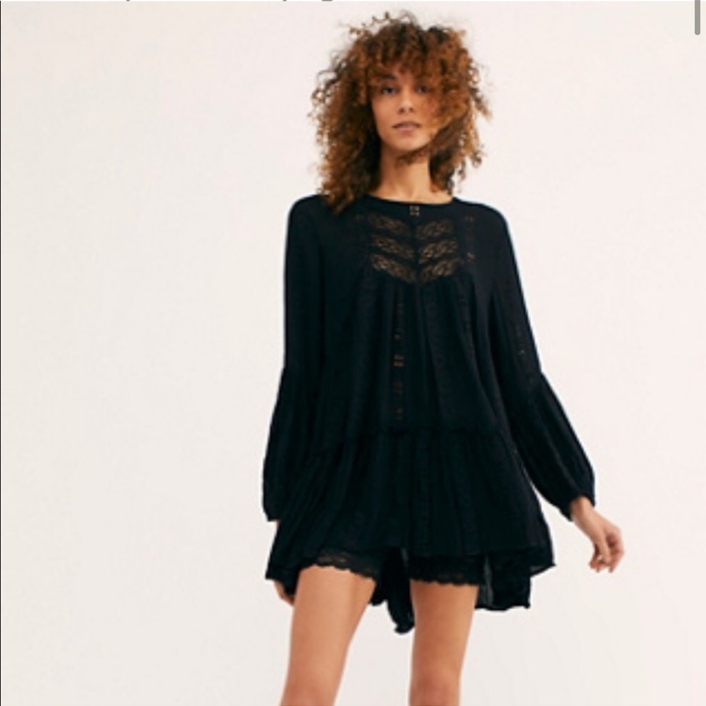Black Boho Tunic